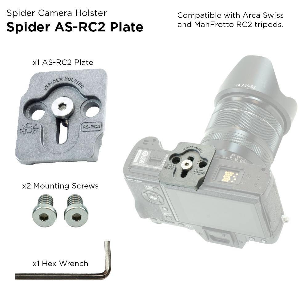 311: SpiderPro Tripod Plate - AS-RC2 (Arca Swiss + Manfrotto Adapter Plate)