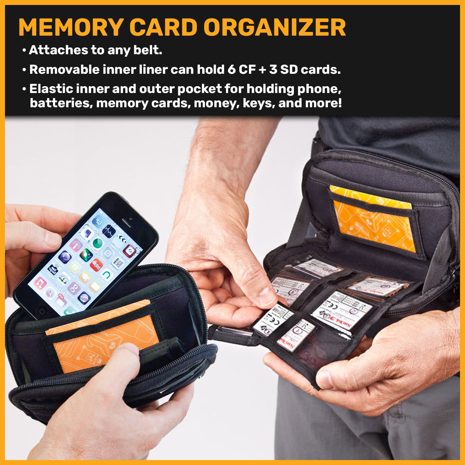 951: SpiderPro Memory Card Organizer Pouch v2