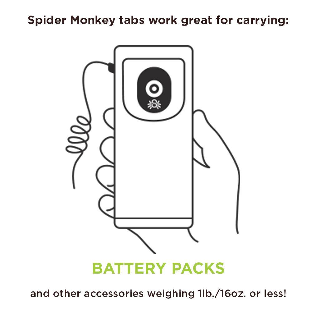 901: SpiderMonkey Adhesive Accessory Tabs (Pack of 3)