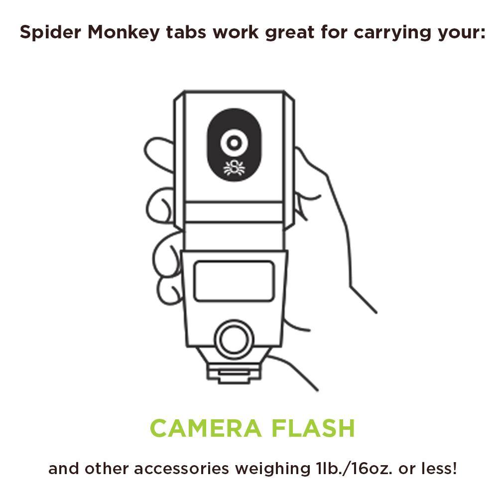 901: SpiderMonkey Adhesive Accessory Tabs (Pack of 3)