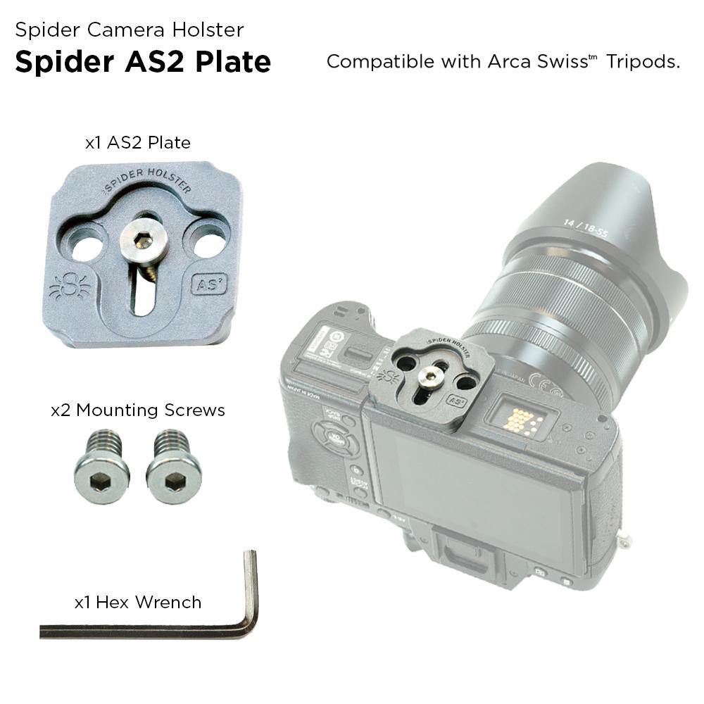 310: SpiderPro Stativplatte - AS2 (Arca Swiss Adapterplatte)