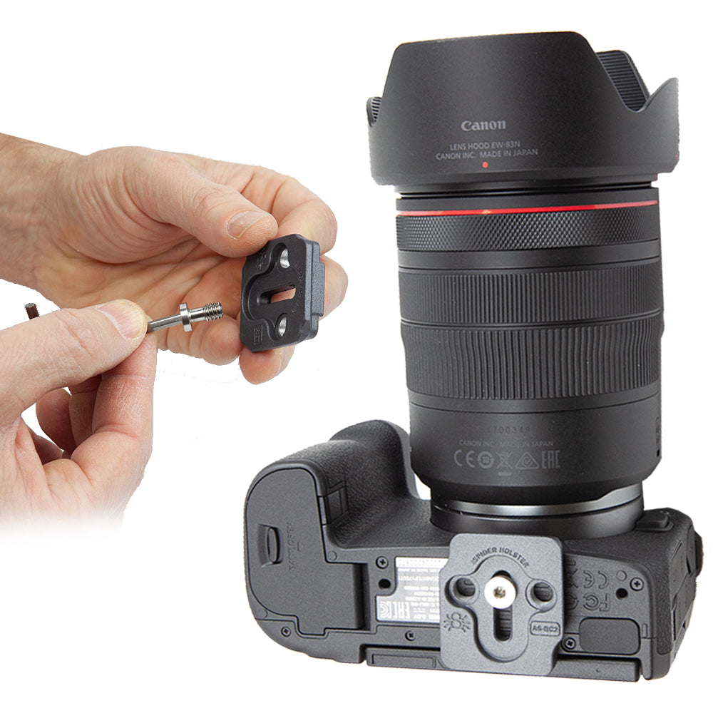 311: SpiderPro Stativplatte - AS-RC2 (Arca Swiss + Manfrotto Adapterplatte)