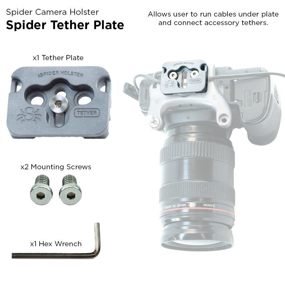 312: SpiderPro Stativplatte - Tetherkabel-Adapterplatte