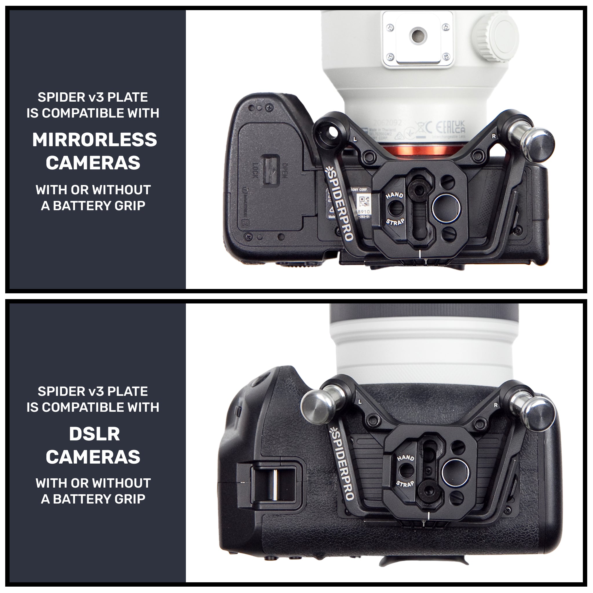 SpiderPro Platte (L+R) v3